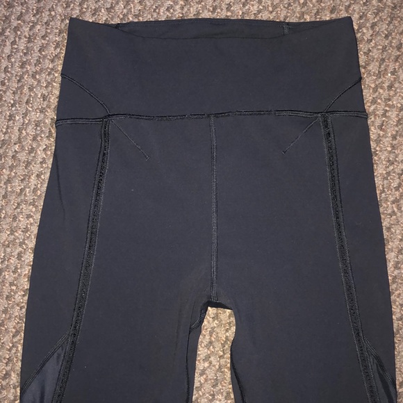 lululemon athletica Pants - Woman's Lululemon Long Highwasted Black Leggings 6